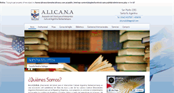 Desktop Screenshot of alicana.com.ar